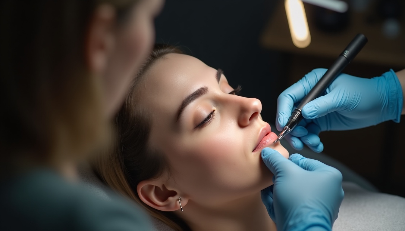 Alina Delcaru oferind sfaturi de îngrijire a tenului și rutine de beauty