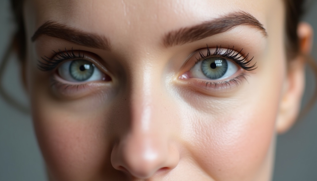 Colecție de poze micropigmentare sprancene înainte și după, ilustrând transformarea